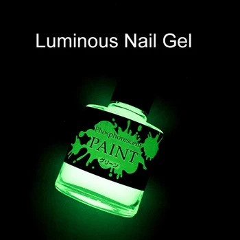 

Luminous Nail Polish 9ml Women Nail Art High Quality Environmentally Friendly Luminous Nail Polish Glows at Night Nail Art