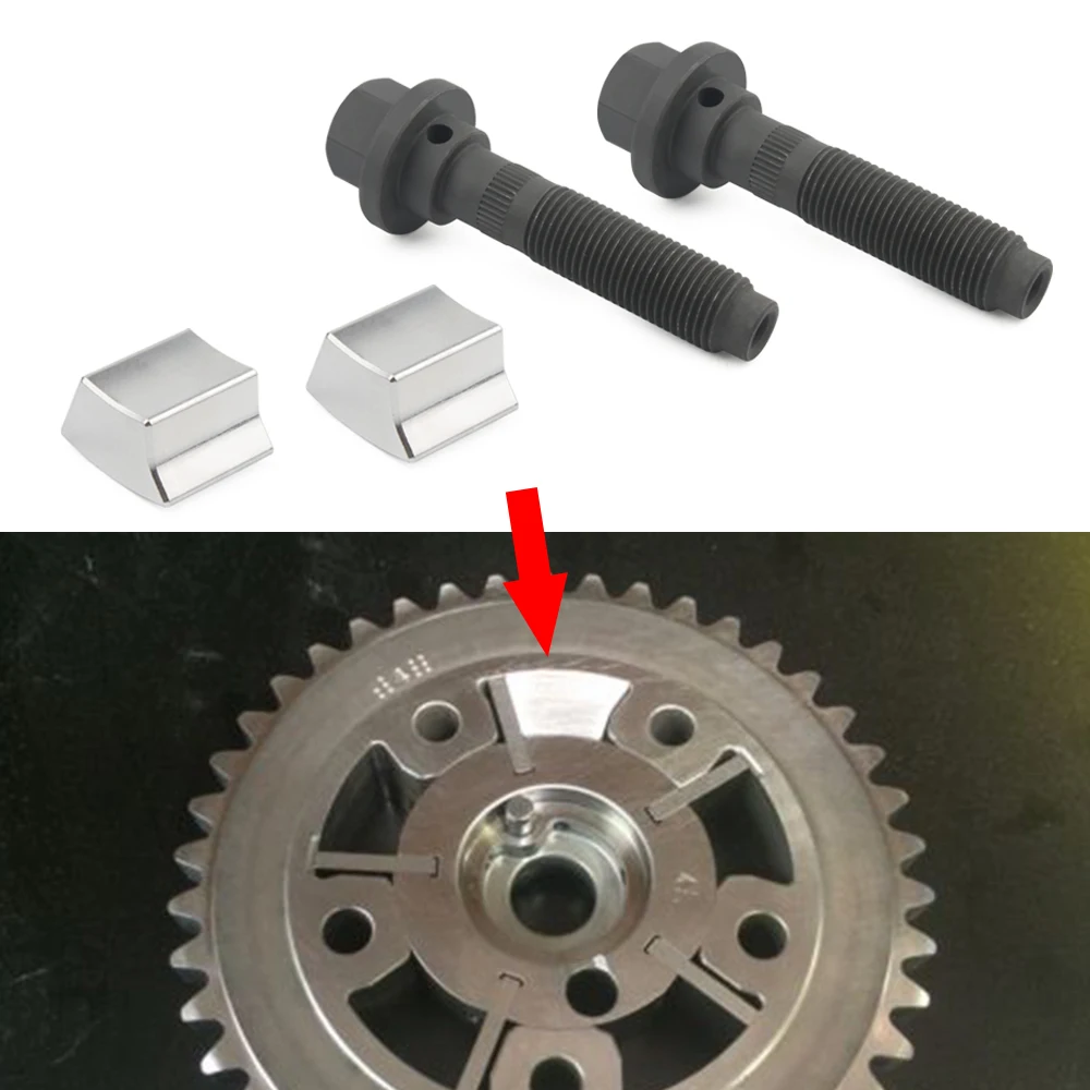 

Cam Phaser Комплект блокировки/ремонта шума с болтами для Ford 4,6 5.4L F150 Expedition 3 V Go-7739