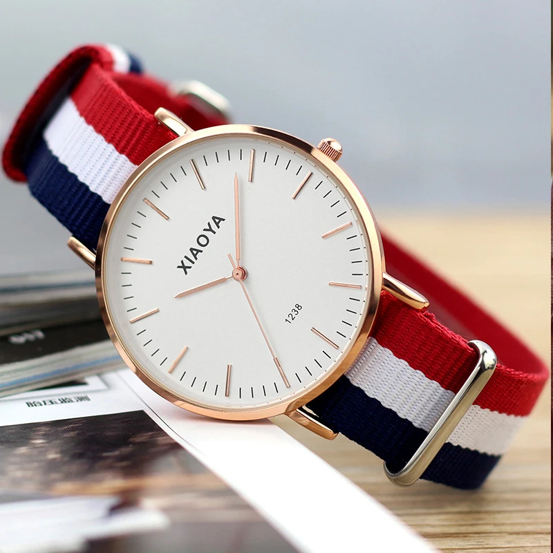 XIAOYA luxury brand COUPLE quartz watch fashion rose gold silver man dw watch style men dress 5