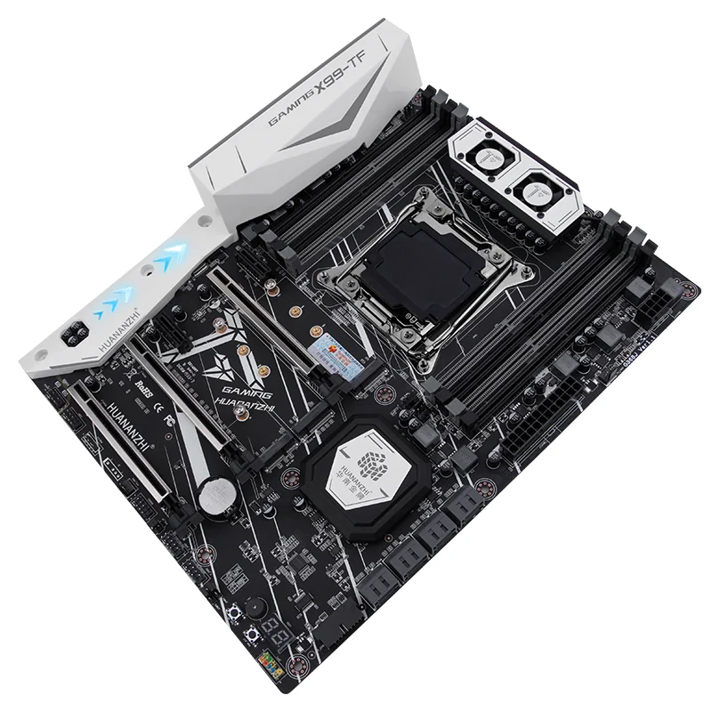 Материнская плата HUANANZHI X99 с двумя слотами M.2 NVME поддержка DDR3 и DDR4|Материнские