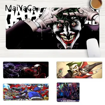 

MaiYaCa New Design Batman Joker Comic Large Mouse pad PC Computer mat Laptop Gaming Lockedge Mice Mousepad Gaming Mouse Pad