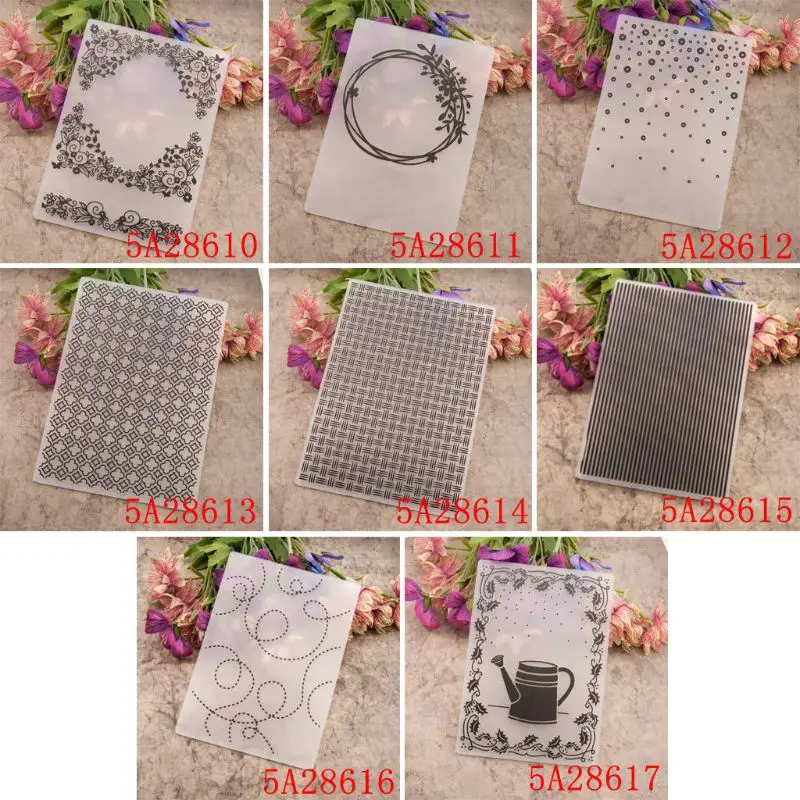 Пластиковая папка для тиснения, шаблон для DIY скрапбукинга, фотоальбома, карты, ремесла, инструмент