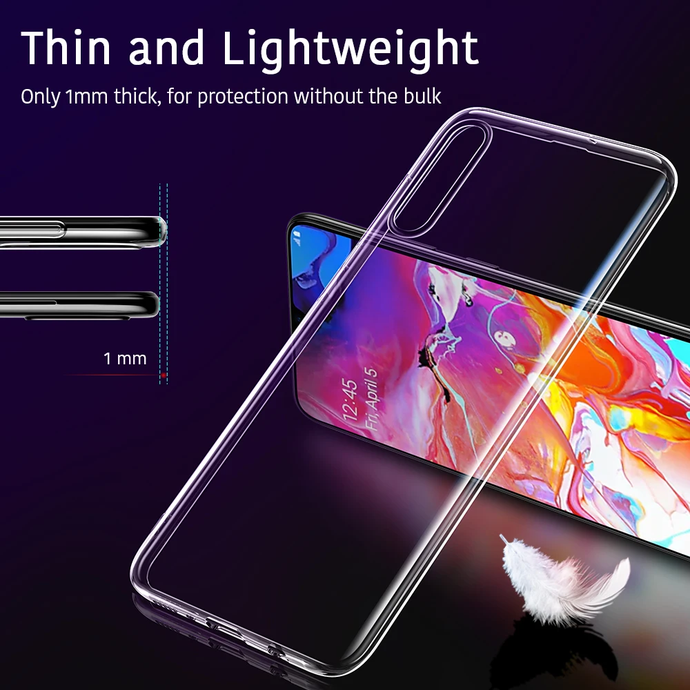 Роскошный мягкий чехол из ТПУ с принтом "для samsung Galaxy A10 A20 A30 A40 A50 A70 M20 A20E A10S A20S A30S A50S M10 M30 M40 Прозрачный чехол для мобильного телефона