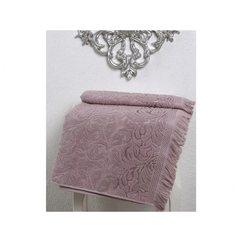 Полотенце KARNA, ESRA, 70*140 см, грязно-розовый