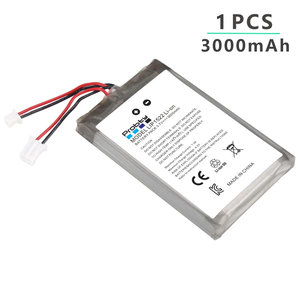 Per Sony Ps4 Ps4 Pro Controller Playstation 4 V4 V1 V2 Dualshock Cuh-Zct2, Cuh-Zct2E, Cuh-Zct1E, Cuh-Zct1U 3.0Ah Batteria Ai Polimeri Di