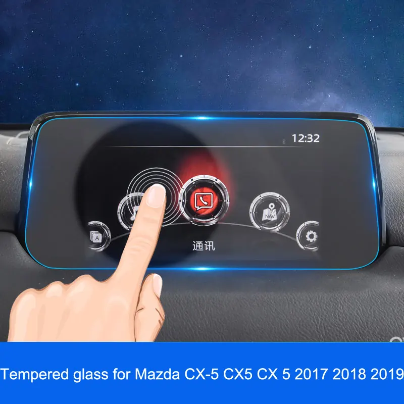 Закаленное стекло для Mazda CX5,- gps навигационный экран стальной материал защитная пленка на экран lcd