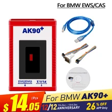 AK90 plus для BMW V3.19 AK90+ OBD2 автомобильный ключ программист для BMW CAS/EWS от 1995-2009 AK90+ инструмент для программирования ключей