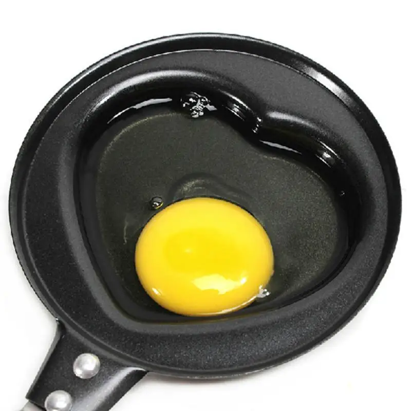 Симпатичная форма для яиц, сковороды из нержавеющей стали с антипригарным покрытием, мини-сковородки для приготовления пищи, кухонные принадлежности из стали
