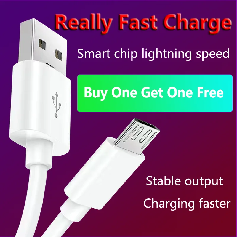 Кабель Micro USB 0 5 м кабель для быстрой зарядки и передачи данных Samsung LG зарядный