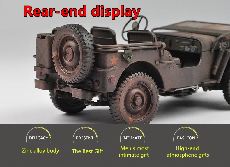 Welly 1:18 джип Уиллис сплав модель автомобиля Моделирование Украшение автомобиля коллекция Подарочная игрушка Литье под давлением модель игрушка для мальчиков