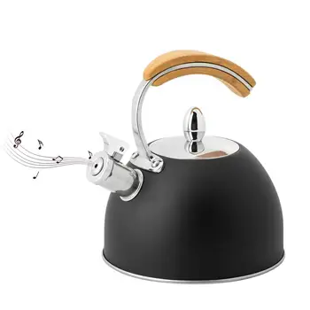 

Large Capacity Stainless Steel Teapot Whistling Tea Kettle With Handle Kitchen Tea Water Holder Tea Organizer For All Stovetops