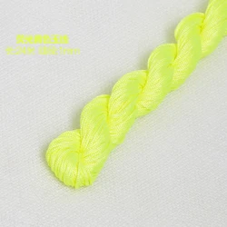 Vibrant 100% Cotton Embroidery Thread for Crafts and Hand Embroidery (Fluorescent yellow)