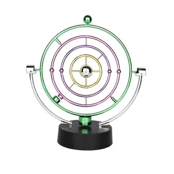 

1Piece Kinetic Art Mobile Milky Way Gizmos Perpetual Motion Spherical Pendulum Revolving Desk Orbital Toy New Exotic toys