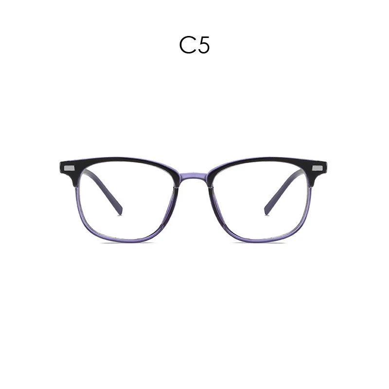Iboode, квадратные очки, оправа для мужчин и женщин, оправа для очков, заклепки, близорукость, компьютерные очки, мужские, женские, прозрачные линзы, оптические очки