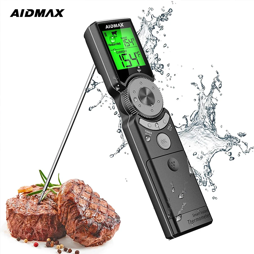 Instant Read Digital Electronic Kitchen Cooking BBQ Grill Food