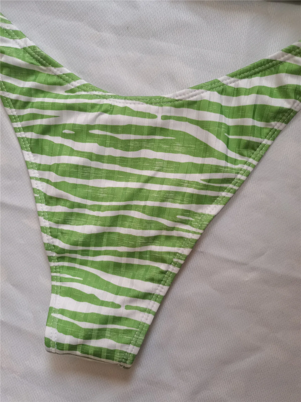 Fashion Ribbed Underwired Bikini 2021 Women Solid Vbra Push Up Padded