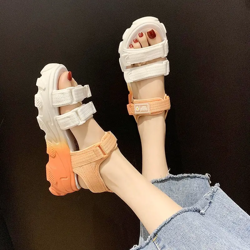 med wedge comfortable platform sandals