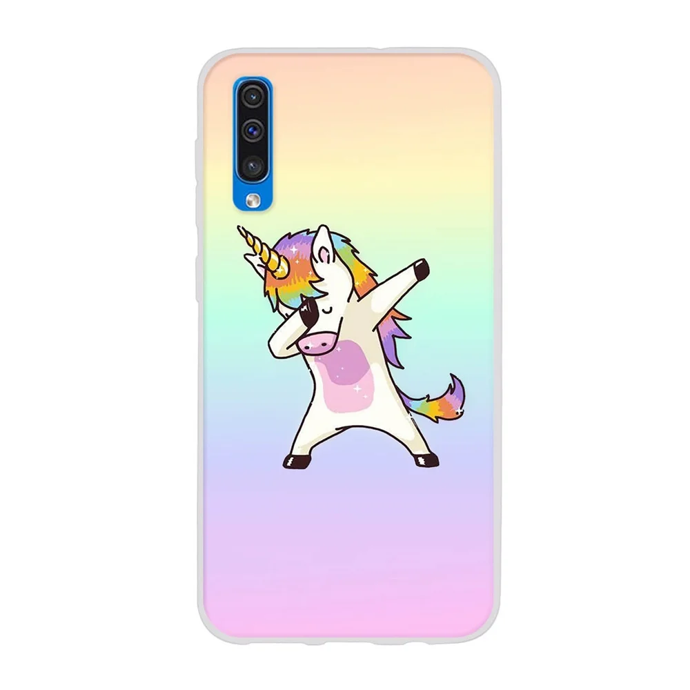 Мягкий силиконовый чехол из ТПУ для samsung Galaxy A50, A30, A20, A40, A70, A10, A40, чехол с рисунком, задняя крышка, чехол, защитный бампер - Цвет: 8