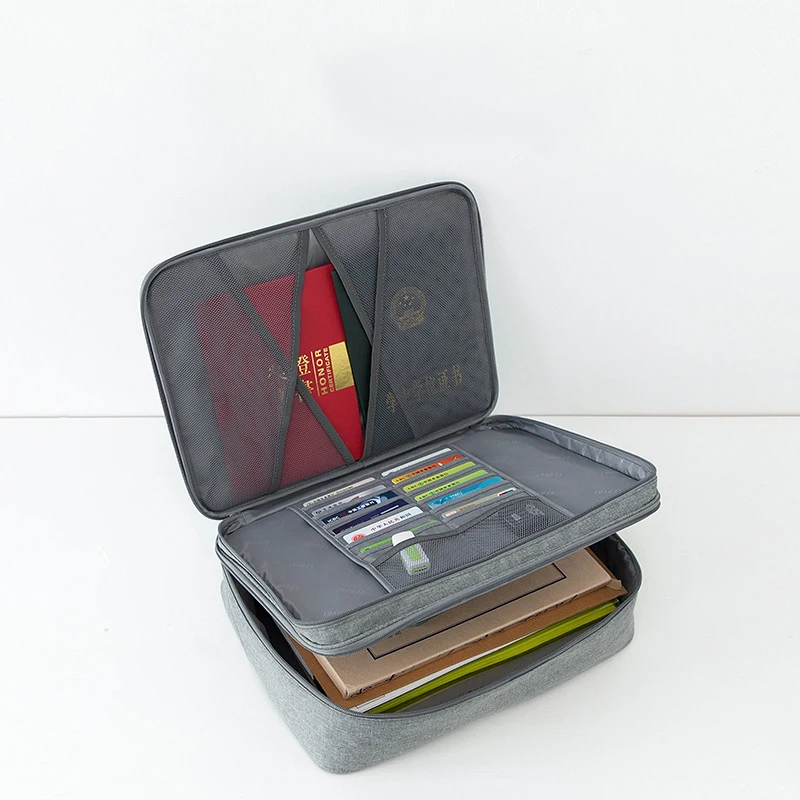 Дорожная записная бумага, мужская, ts органайзер, водонепроницаемая цифровая сумка, посылка, женский, мужской портфель, записная книжка, для хранения паспорта, Saccessories - Color: B-GY