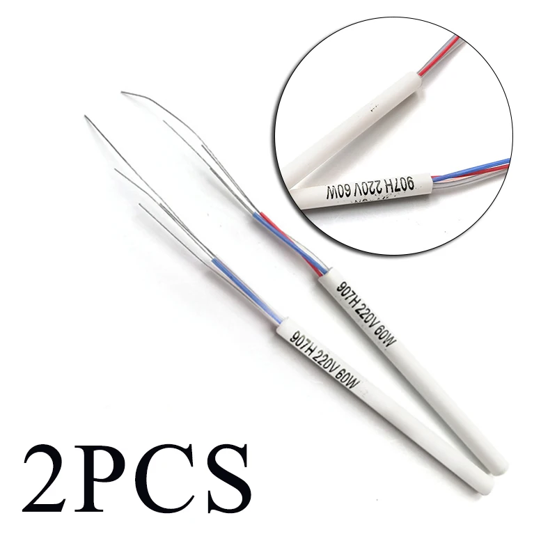 60W 75mm White Ceramic Cores Heating Element Soldering Iron Wiring Hotter Heater | Инструменты
