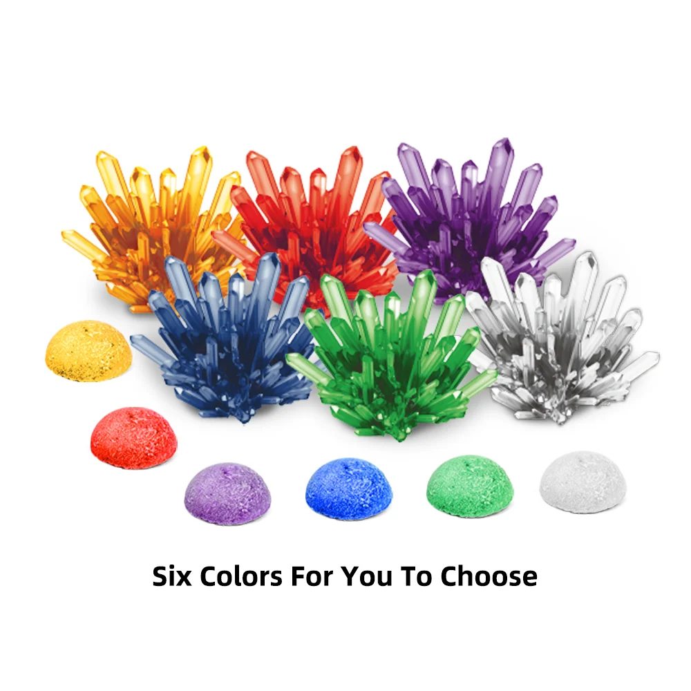 Kids Crystal Growing Kit DIY Science Experiment for Teenagers Boys Toys Magical Funny Crystal Educational Stimulates Interest