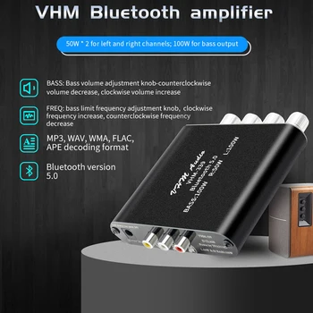 

Bluetooth Power Amplifier 2.1 Channel Home Theater Wireless Stereo Audio Subwoofer Multifunction Mini Class D Mobile Phone