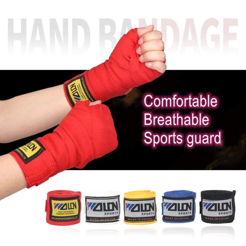 Straps Gloves 1 Roll Sports Taekwondo Boxing Bandages Hand Wraps Wrist v 
