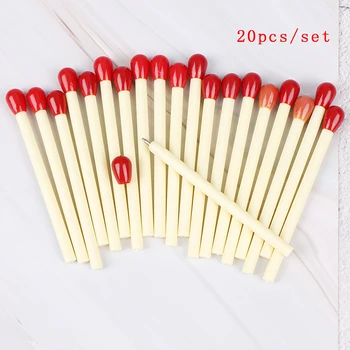 

20Pcs/Set Mini Portable Match Ball Pen Ballpoint Pen Creative Student Stationery