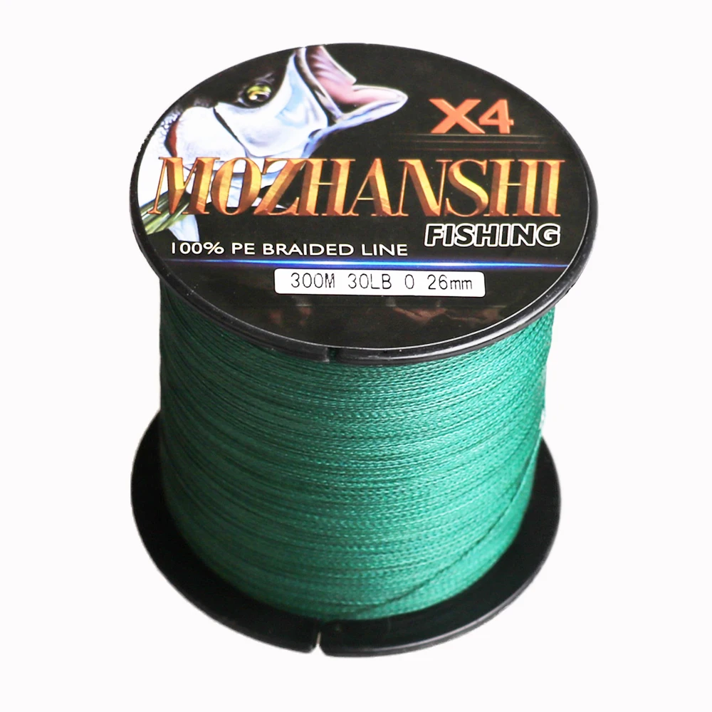 

MOZHANSHI 4 Strands 300M 6-100LB 100% PE Multifilament Braid Fishing Line