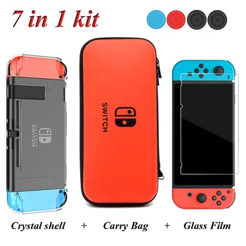 

For Nintendo Switch Game Console Bundle Case Kit Protable Carry Bag Pouch Waterproof Protection NS NX Travel Bag Accessories