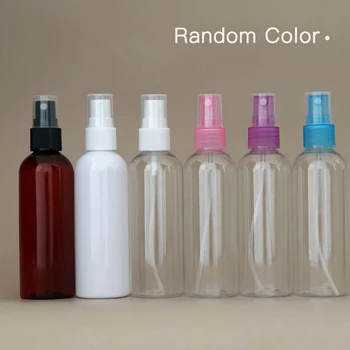 

120ml Random Color Portable Leak-proof Travel Empty Refillable Plastic Lotion Remover Water Atomizer Spray Bottle Makeup Tool