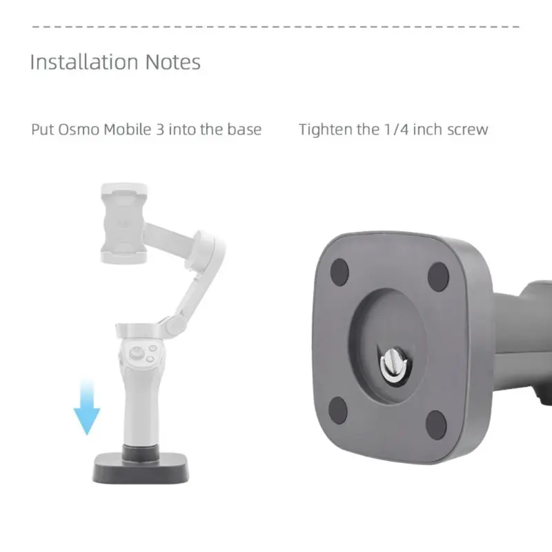 Для DJI Osmo Mobile 3 настольная база ручной карданный Держатель подставка аксессуары
