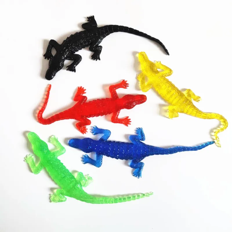 Funny novelty sticky toy TPR soft pop it animal crocodile squishy models prank supplies alligator joke fidget kids educational | Игрушки и