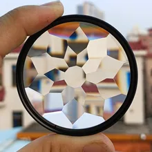

KnightX Camera Filter Split Diopter 58mm Rotating Filter Prism Changeable Number of Subjects Camera Photography Accessories