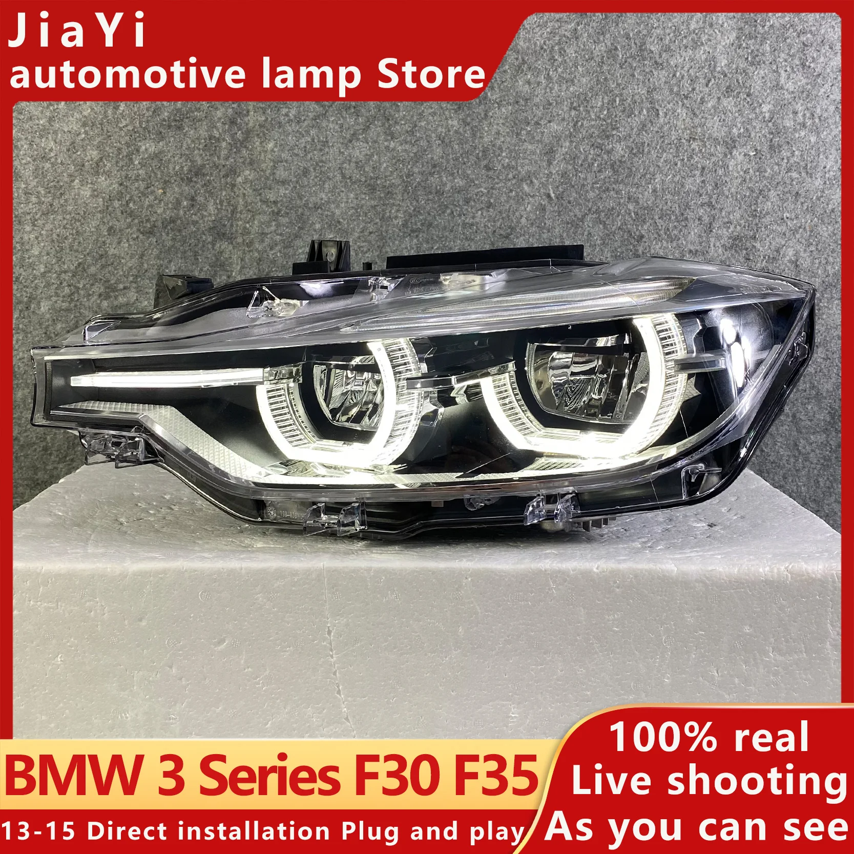 Car Styling Per 316I 320I 328 335 Lci Fari 2013-2015 F30 Tutti I Fari A Led Led Angel Eyes Gruppo Faro