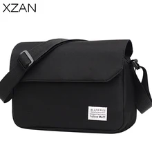 

Famous Brand Men's Messenger Bags Casual Nylon Shoulder Bag Light Weight Simple Style Crossbody Bags Totes Large Capacity bolsa