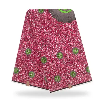 

High Quality Pagne Print African Guaranteed Pagne Real Wax Veritable Fabric 100% Cotton Nigeria Veritable Wax Ankara Fabric