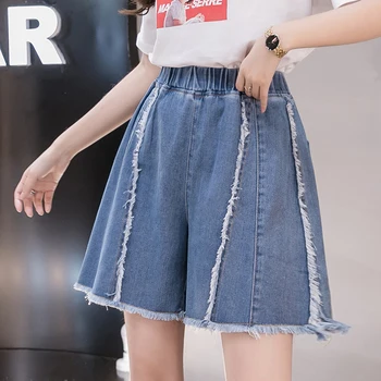 

HAYBLST Brand Denim Shorts For Women Summer 2020 Plus Size Casual Clothes Korean High Waist Loose Jean Trousers Fashion Clothing