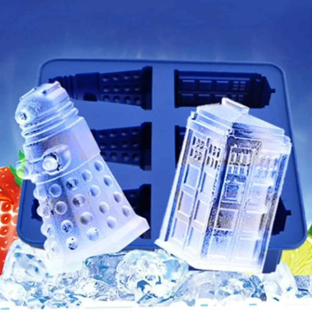 Doctor Who Food Grade Ice Tray Candy Jello Chocolate Mold Kitchen Ware