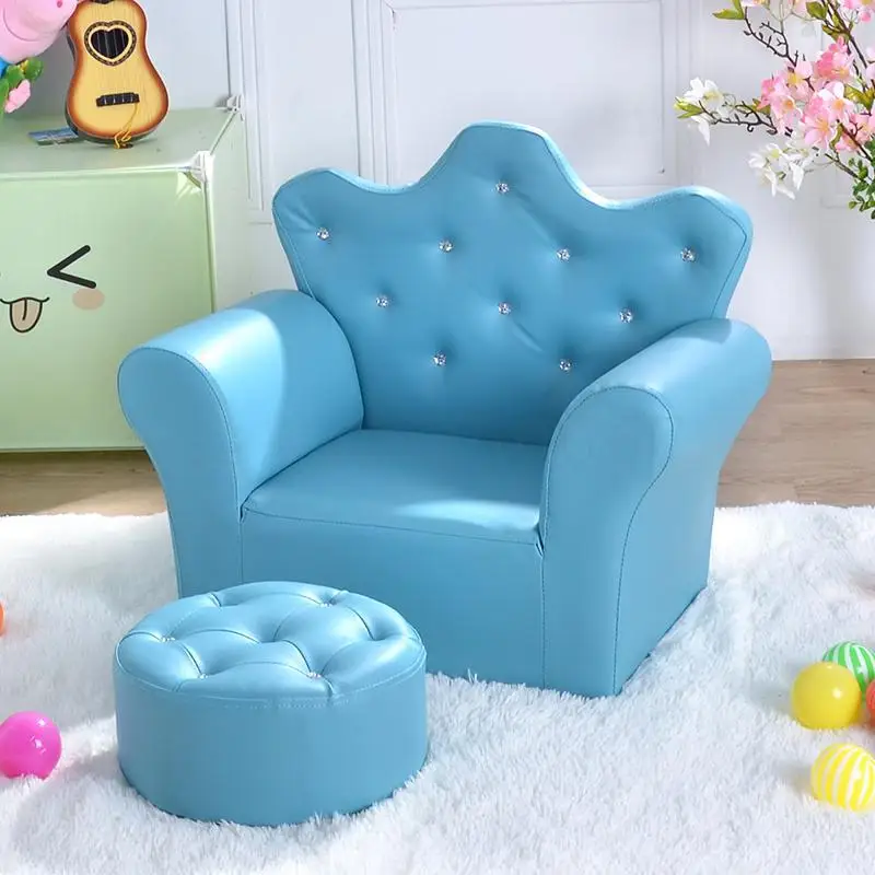 Один ребенок прекрасный детский диван мультфильм корона младенческой небольшой бумаги искусства Детская комната диван кресло - Color: Model 4