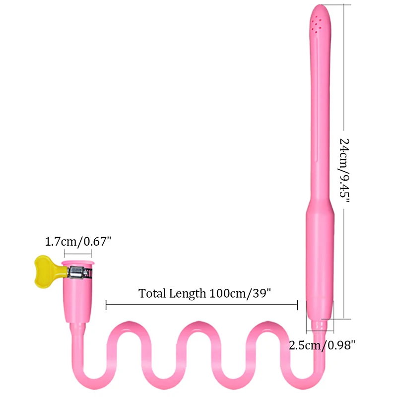 1PCS Household Soft Silicone Anal Cleaner Enema Tube Tubing Vaginal Cleaning Douche