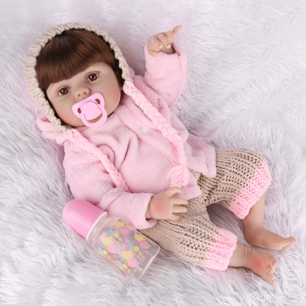 Мягкие полностью силиконовые куклы Reborn Baby, 55 см, Милые Игрушки для ванны, Bebe, игрушки для игр, живой, Boneca, водонепроницаемые, для малышей, детей, Playmate, подарок на день рождения