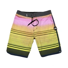 Men's Waterproof Boardshorts Quick Dry Spandex Elastic Bermuda Board Shorts New High Quality Swim Trunks Surf Shorts