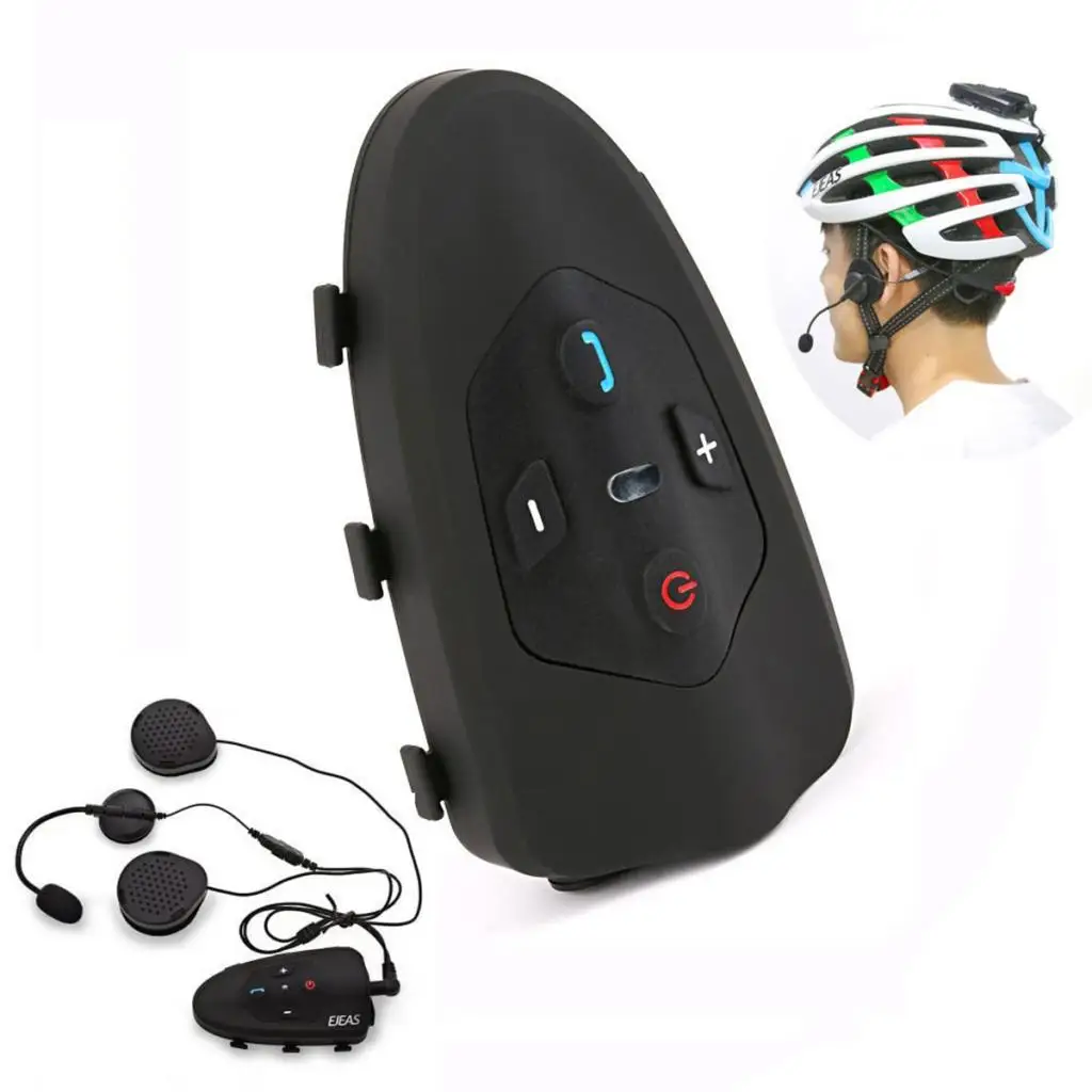 

600m BT Intercom 2 Riders Motorcycle Riding MTB Cycling Helmet Wireless Interphone Headsets