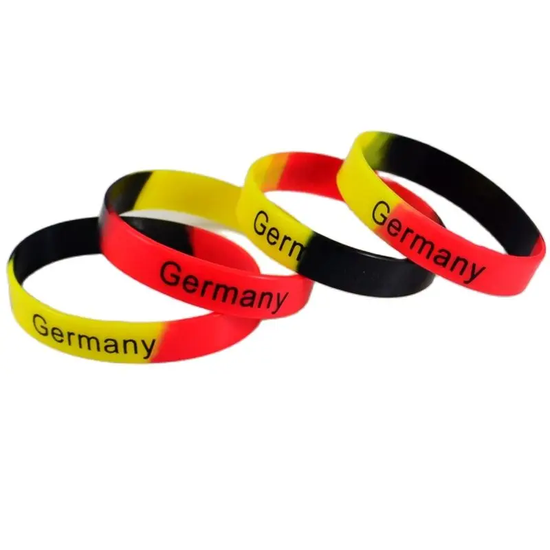 Силиконовый браслет 6x с изображением немецкой национальной сборной по футболу