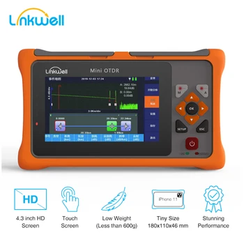 

Active Fiber Live Test MINI OTDR 1550nm 22dB Optic Fiber Reflect Touch Screen Event Map Ethernet Cable Tester Equipment SM