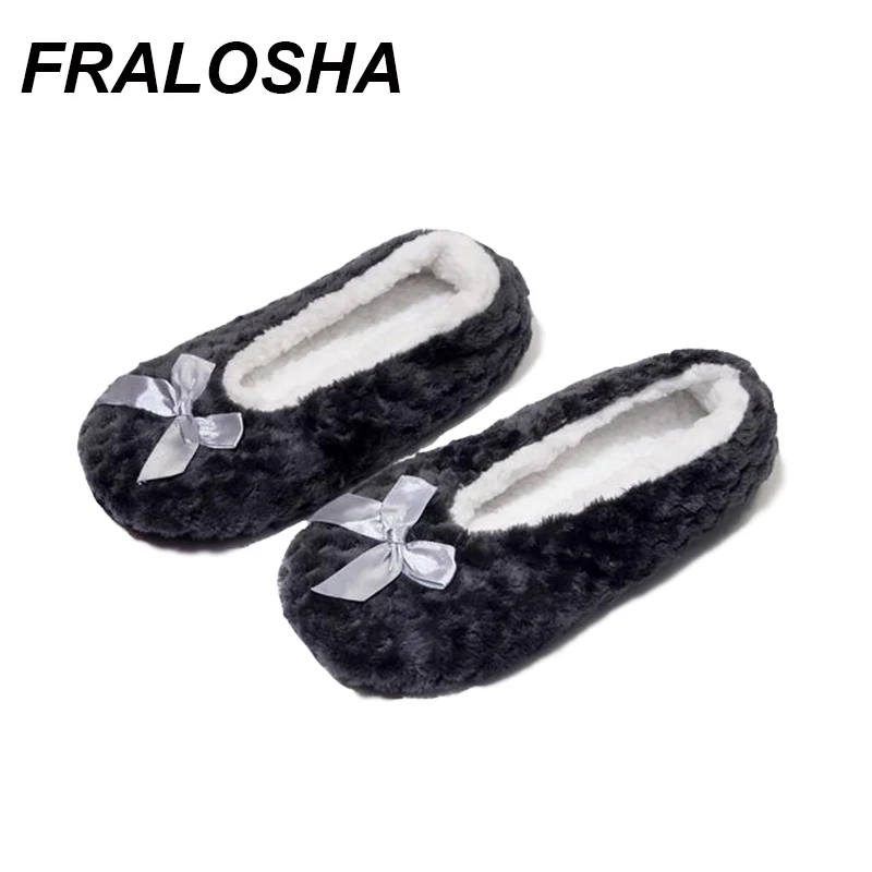 FRALOSHA/теплые домашние Нескользящие туфли в клетку Женские тапочки Обувь из хлопка