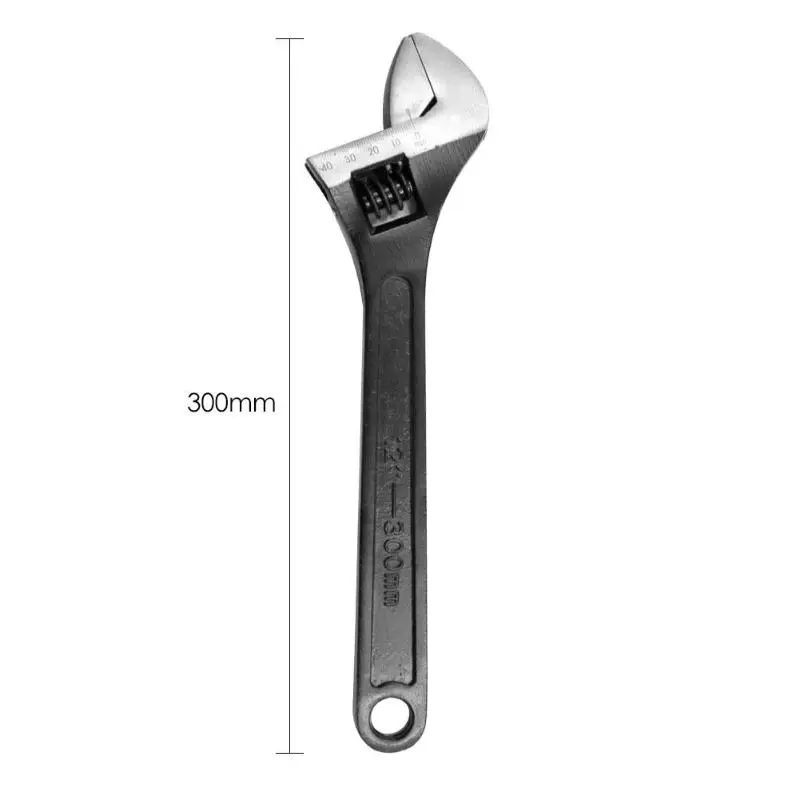 Универсальный гаечный ключ из углеродистой стали, регулируемый ключ с открытым концом, антикоррозийный водопровод, автоматический ремонт, Многофункциональный ручной инструмент