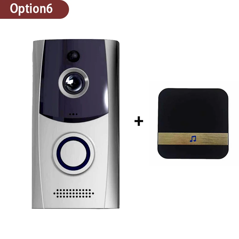 wireless door intercom Smart WiFi Video Doorbell Camera Visual Intercom With Chime Ring Night Vision IP Door Bell Wireless Home Monitor wireless gate intercom with camera Door Intercom Systems