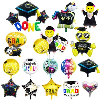 

graduation 2020 globos graduation balloons graduation party decoration ballon Congratulation Good Luck graduation foil balloons